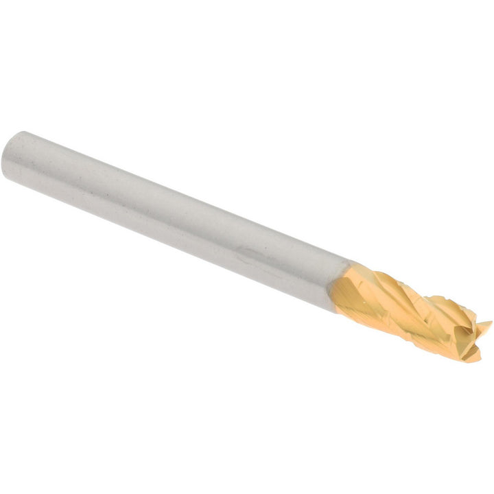 0.1875" 4-Flute Solid Carbide Roughing End Mill, TiN - Hertel C430S1875-C1
