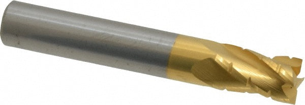 0.3125" 4-Flute Solid Carbide Roughing End Mill, TiN - Hertel 2500500