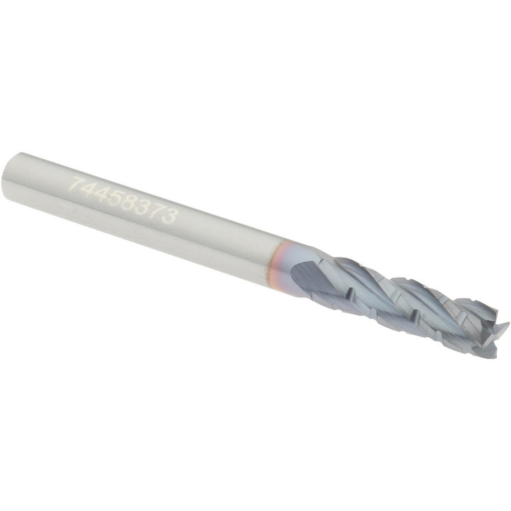 0.1875" 4-Flute Solid Carbide Roughing End Mill, TiCN - Hertel 2500491
