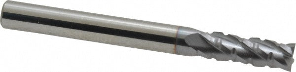 0.25" 4-Flute Solid Carbide Roughing End Mill, TiCN - Hertel 2500101
