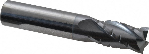 0.625" 4-Flute Solid Carbide Roughing End Mill, TiCN - Hertel C430-6250-C4
