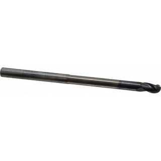 3/8in" 3-Flute Solid Carbide Ball End Mill, AlTiN - ProMax 113-02474