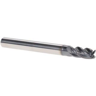 1/4" 4-Flute Solid Carbide Corner Radius & Corner Chamfer End Mill, AlTiN - Iscar 5622432