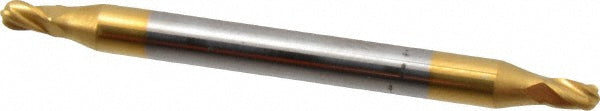 5/64" 4-Flute Solid Carbide Ball End Mill, TiN - Hertel E699924408