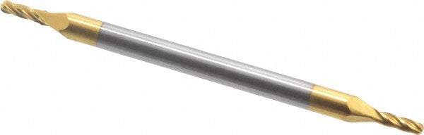 1/16" 4-Flute Solid Carbide Ball End Mill, TiN - Hertel E699924407