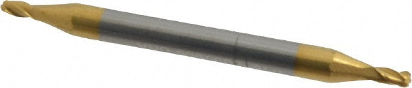 1/16" 4-Flute Solid Carbide Ball End Mill, TiN - Hertel E699924406