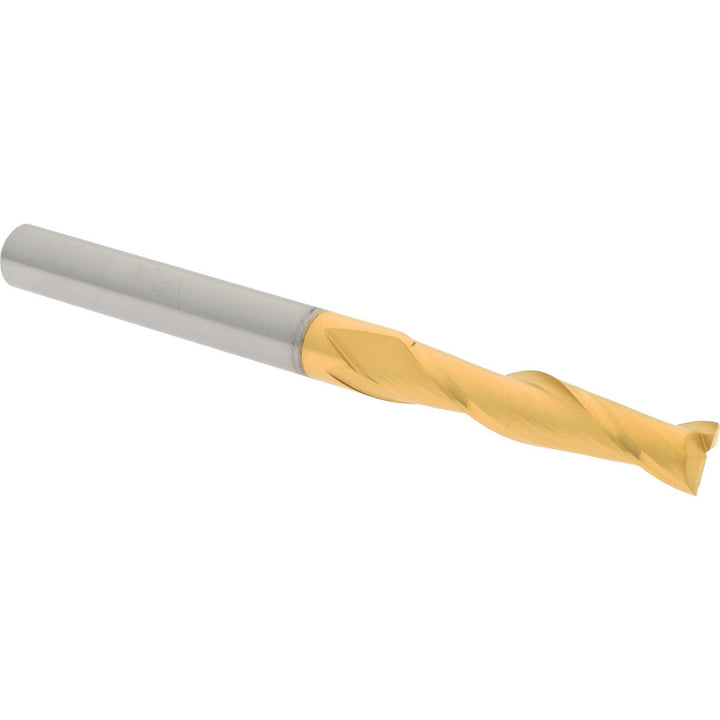 1/4" 2-Flute Solid Carbide Square End Mill, TiN - Hertel 750599