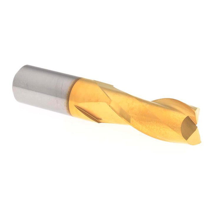 1/2" 2-Flute Solid Carbide Square End Mill, TiN - Hertel 74611500