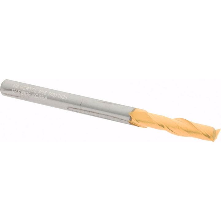 Square End Mill, TiN - Hertel 750531