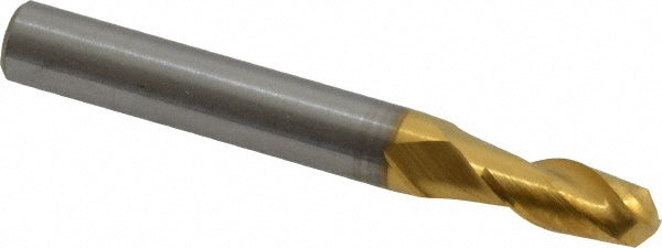 7/32" 2-Flute Solid Carbide Ball End Mill, TiN - Hertel E699924504