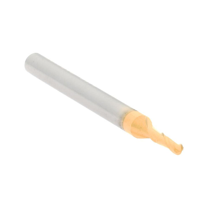 1/16" 2-Flute Solid Carbide Ball End Mill, TiN - Hertel E699924478