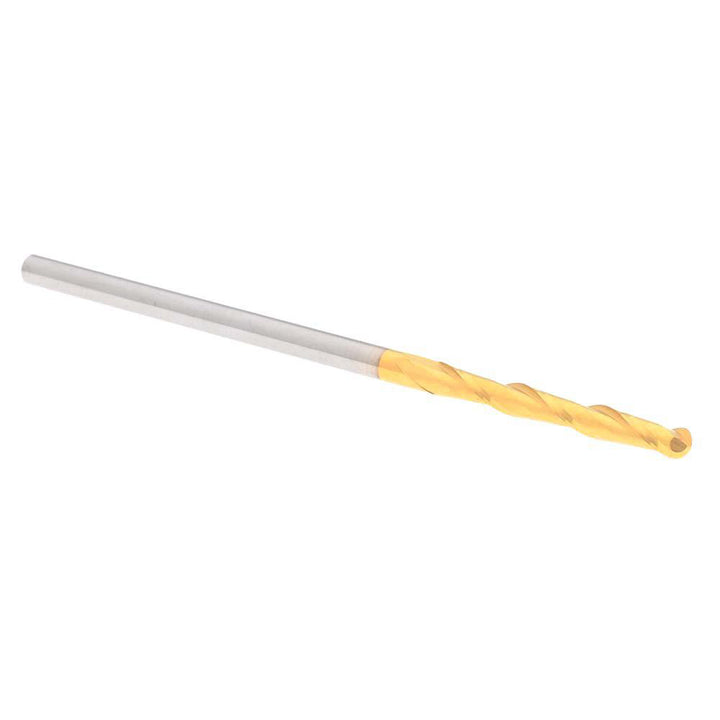 1/8" 2-Flute Solid Carbide Ball End Mill, TiN - Hertel E6018008