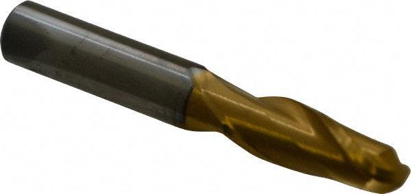 3/8" 2-Flute Solid Carbide Ball End Mill, TiN - Hertel E6249024