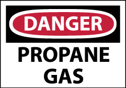 Danger - Propane Gas Label - AccuformNMC D84AP