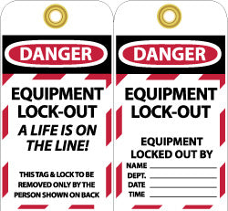 DANGER Tag - AccuformNMC LOTAG18