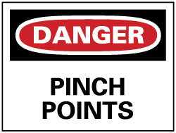PINCH POINTS Sign - AccuformNMC D149P