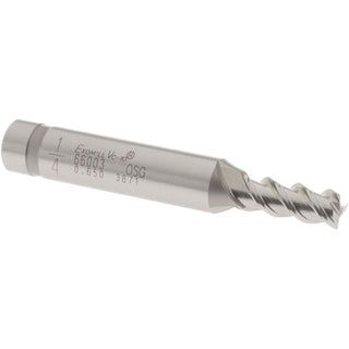 1/4" 3-Flute Powdered Metal Square End Mill - OSG 6600300