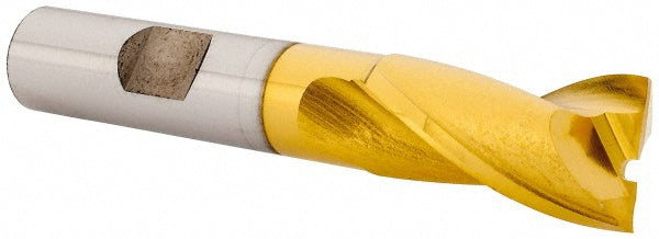 5/8" 2-Flute Cobalt Square End Mill, TiN - OSG 5201305
