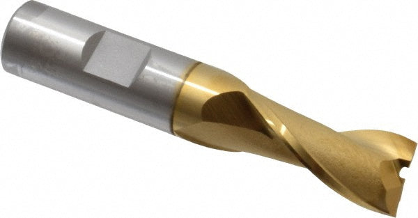 5/8" 2-Flute Cobalt Square End Mill, TiN - OSG 5202105