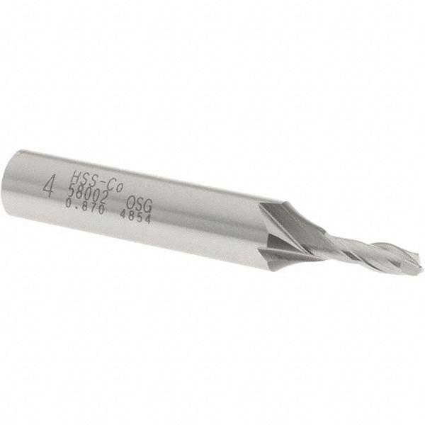 0.1575" 2-Flute Cobalt Square End Mill - OSG 5800200