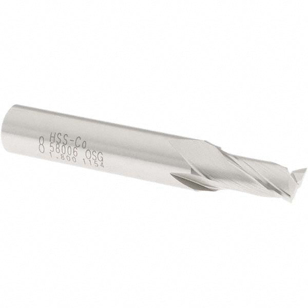 0.3150" 2-Flute Cobalt Square End Mill - OSG 5800600