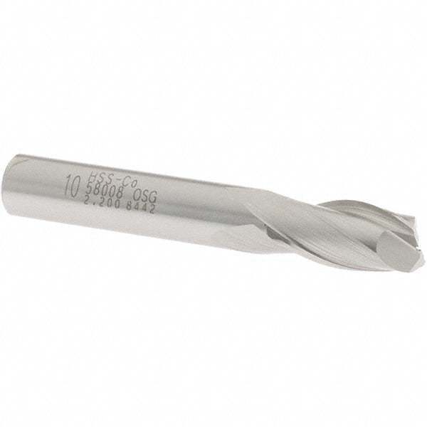 0.3937" 2-Flute Cobalt Square End Mill - OSG 5800800