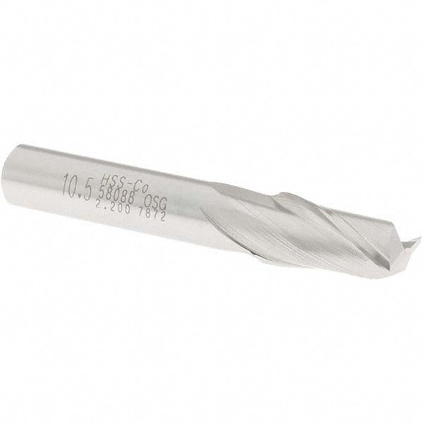0.4134" 2-Flute Cobalt Square End Mill - OSG 5808800