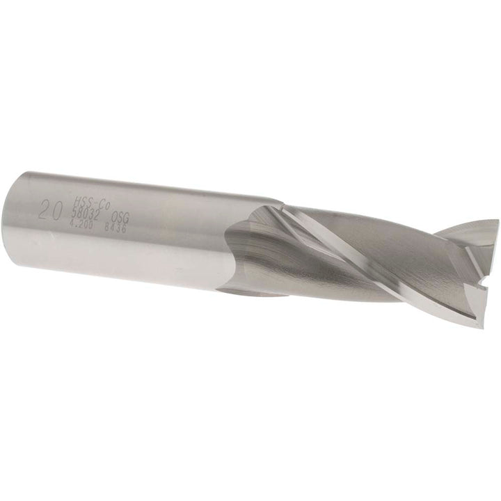 0.7874" 2-Flute Cobalt Square End Mill - OSG 5803200
