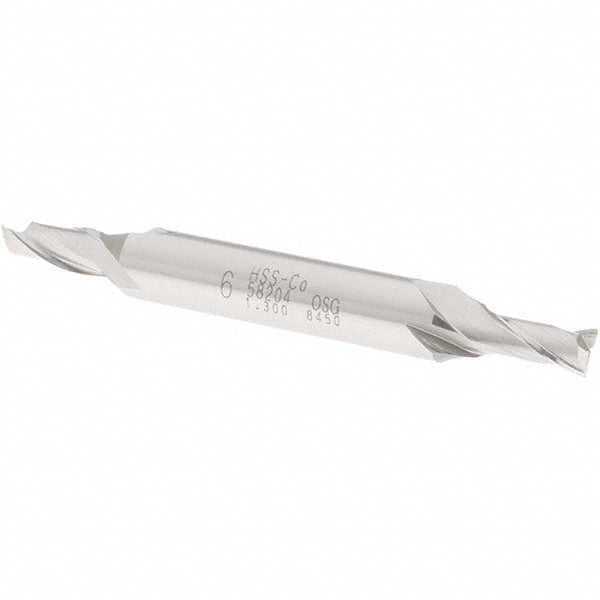 0.2362" 2-Flute Cobalt Square End Mill - OSG 5820400
