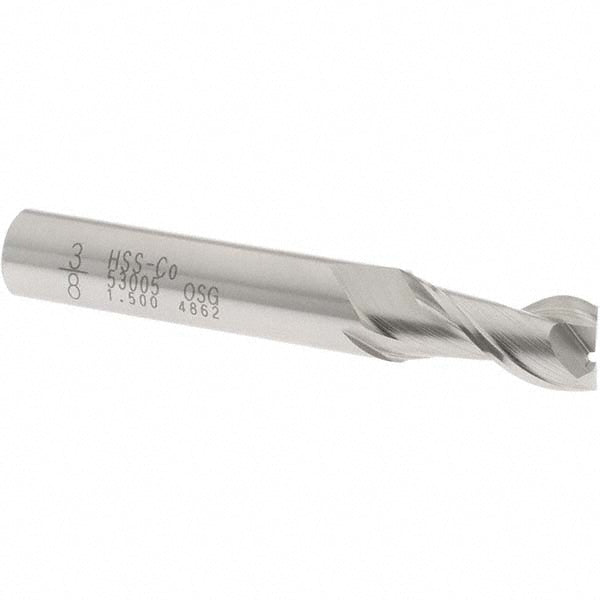 3/8" 2-Flute Cobalt Square End Mill - OSG 5300500