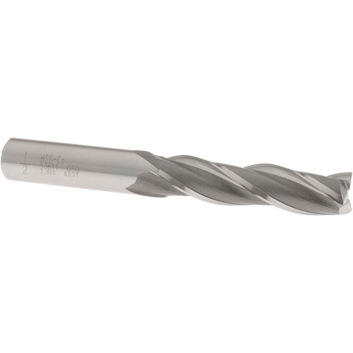 1/2" 3-Flute Cobalt Square End Mill - OSG 5361100