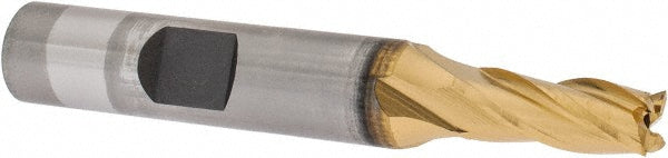 1/4" 4-Flute Cobalt Square End Mill, TiN - OSG 5400305