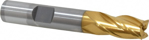 3/8" 4-Flute Cobalt Square End Mill, TiN - OSG 5400505