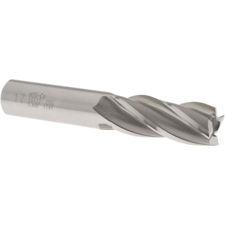 0.6693" 4-Flute Cobalt Square End Mill - OSG 5812200