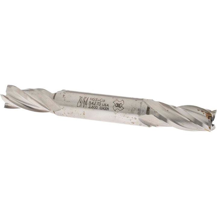 29/64" 4-Flute Cobalt Square End Mill - OSG 5427000