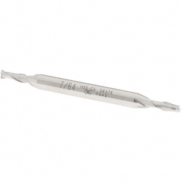 7/64" 2-Flute Cobalt Square End Mill - OSG 5637500