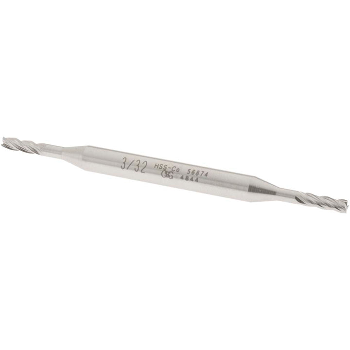 3/32" 4-Flute Cobalt Square End Mill - OSG 5687400