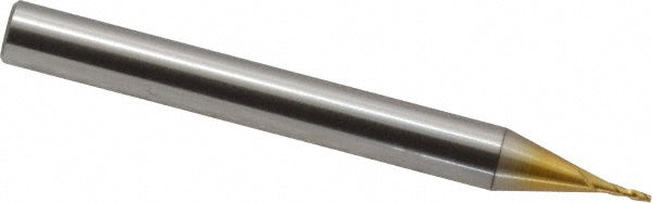 1/32" 2-Flute Powdered Metal High Speed Steel Square End Mill, TiN - OSG 6737005