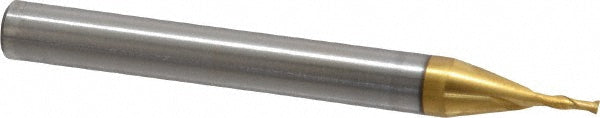 3/64" 2-Flute Powdered Metal High Speed Steel Square End Mill, TiN - OSG 6737105