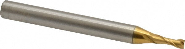 3/32" 2-Flute Powdered Metal High Speed Steel Square End Mill, TiN - OSG 6737405