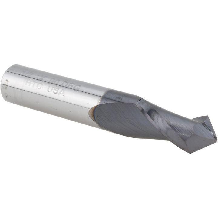 1/2" 2-Flute Solid Carbide Drill Mill End Mill, AlTiN - Harvey Tool 46532-C3