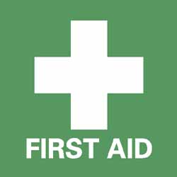 First Aid Label - AccuformNMC S53AP