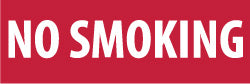 No Smoking Sign - AccuformNMC M11P