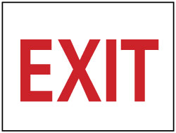Exit Sign - AccuformNMC M24AB