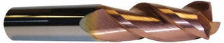 1/8" 3-Flute Solid Carbide Corner Radius End Mill, TiCN - ProMax 106-00822