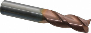1/2" 3-Flute Solid Carbide Corner Radius End Mill, TiCN - ProMax 106-03212