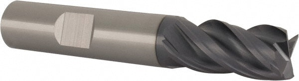 1/2" 4-Flute Solid Carbide Square End Mill, AlTiN - SGS 36534