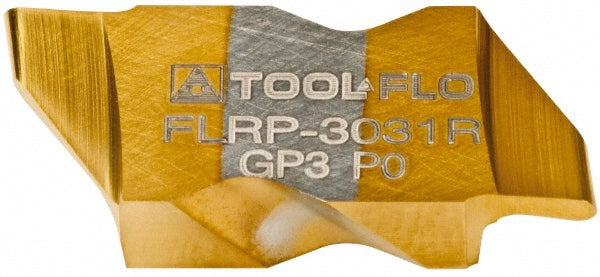 FLRP-3031R Solid Carbide Insert, Grade GP3, TiN - Tool-Flo 593831RJ5R
