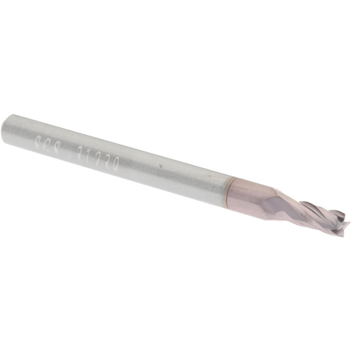 3/32" 4-Flute Solid Carbide Square End Mill, TiCN - SGS 31239