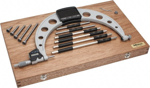 Micrometer, 0.00016 + 0.00004 (L/3)" accuracy - Mitutoyo 340-352-30